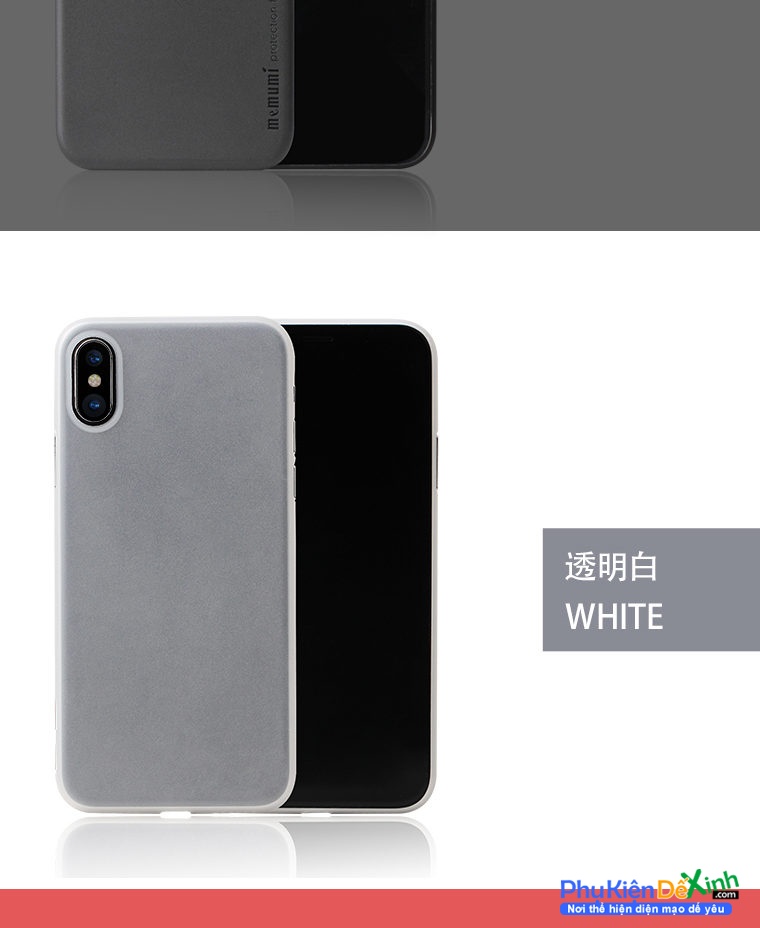 Ốp Lưng iPhone 8 Dạng Nhám Siêu Mỏng Hiệu Memumi được làm bằng silicon siêu dẻo nhám và mỏng có độ đàn hồi tốt, nhiều màu sắc mặc khác có khả năng chống trầy và điều đặc biệt nó có thể tô điểm làm nổi bật cho iPhone 8 của bạn